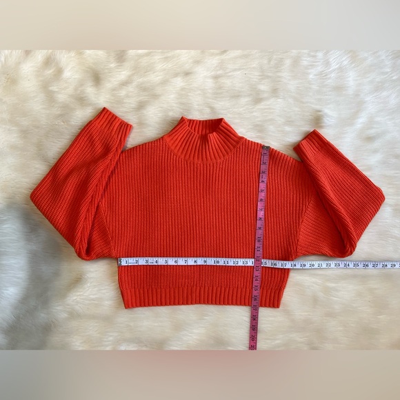 Zaful drop shoulder mock neck sweater size S - Picture 8 of 8